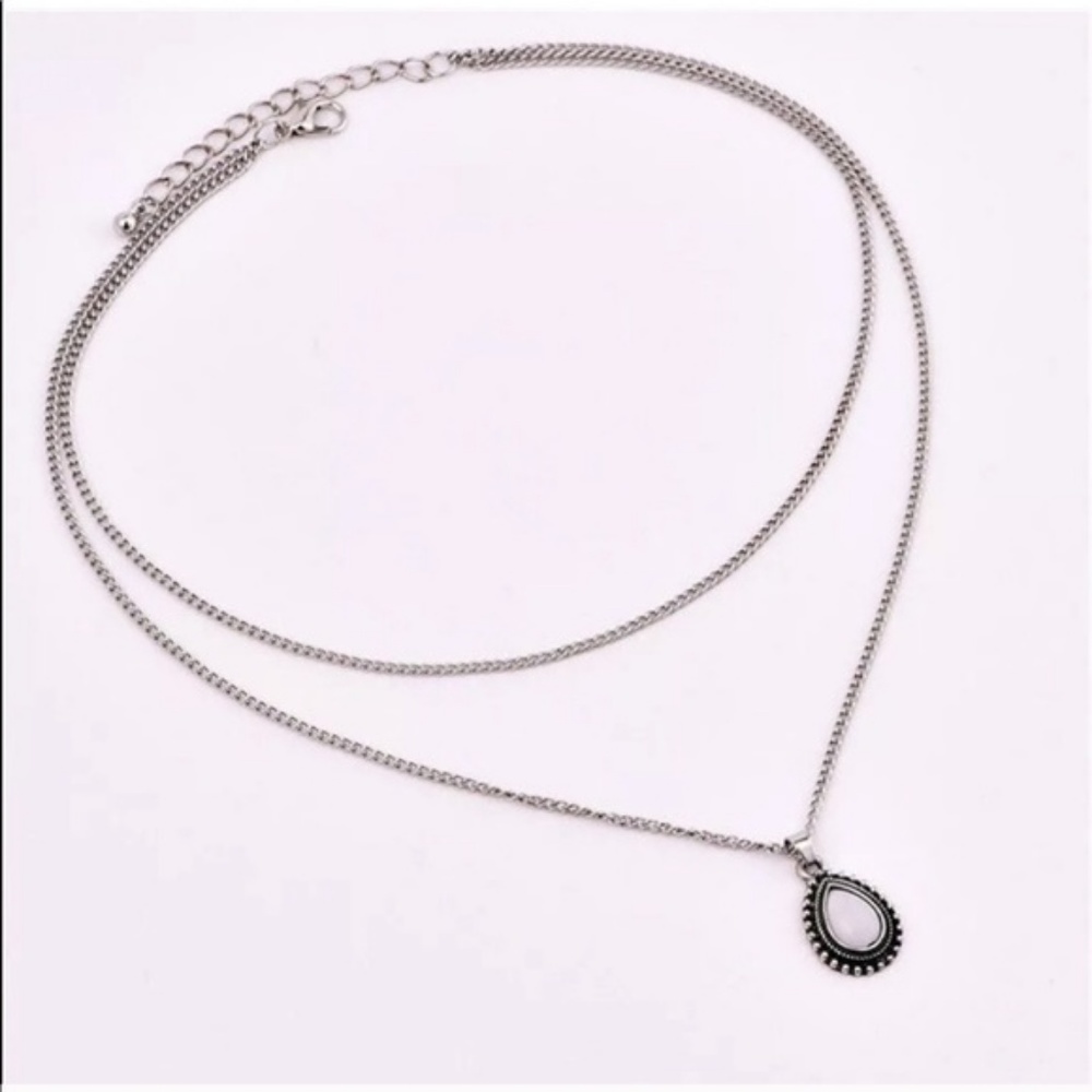 HP🌸Retro Dip Pendant Bohemian Necklace - Picture 3 of 3